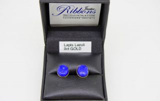 Jackie Ribbons - Lapis Lazuli Earrings